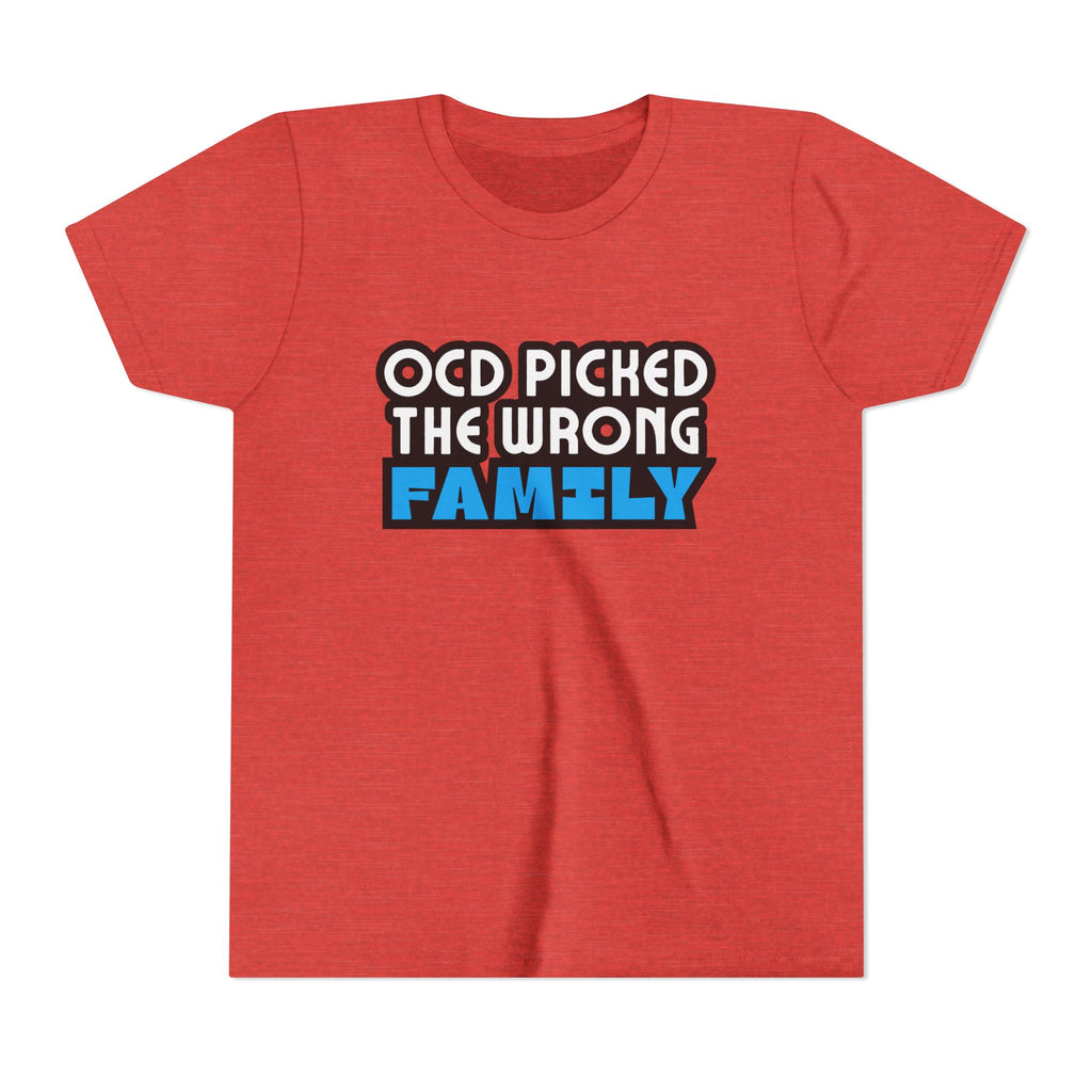 "OCD Picked the Wrong Family" - Youth Tee