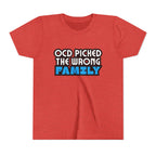 "OCD Picked the Wrong Family" - Youth Tee