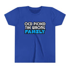 "OCD Picked the Wrong Family" - Youth Tee