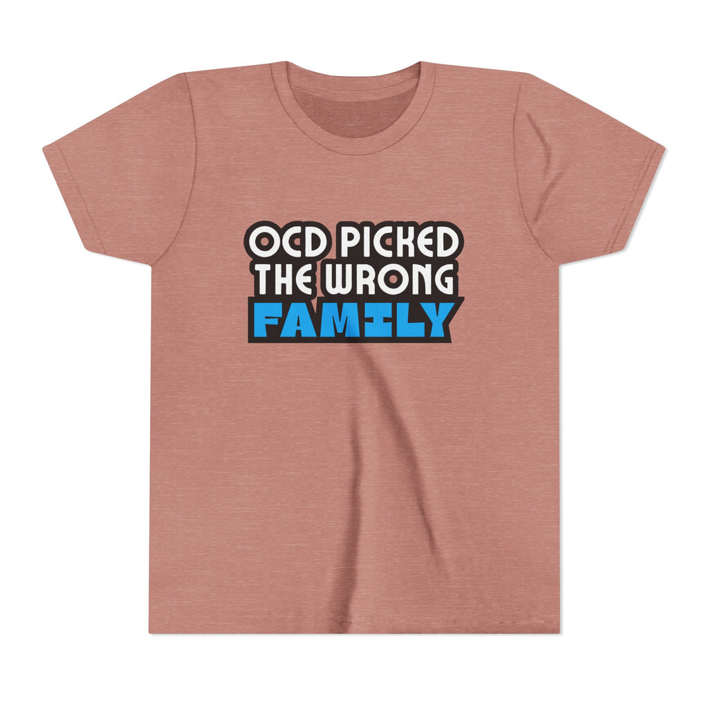 "OCD Picked the Wrong Family" - Youth Tee