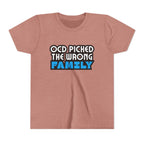 "OCD Picked the Wrong Family" - Youth Tee