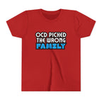 "OCD Picked the Wrong Family" - Youth Tee