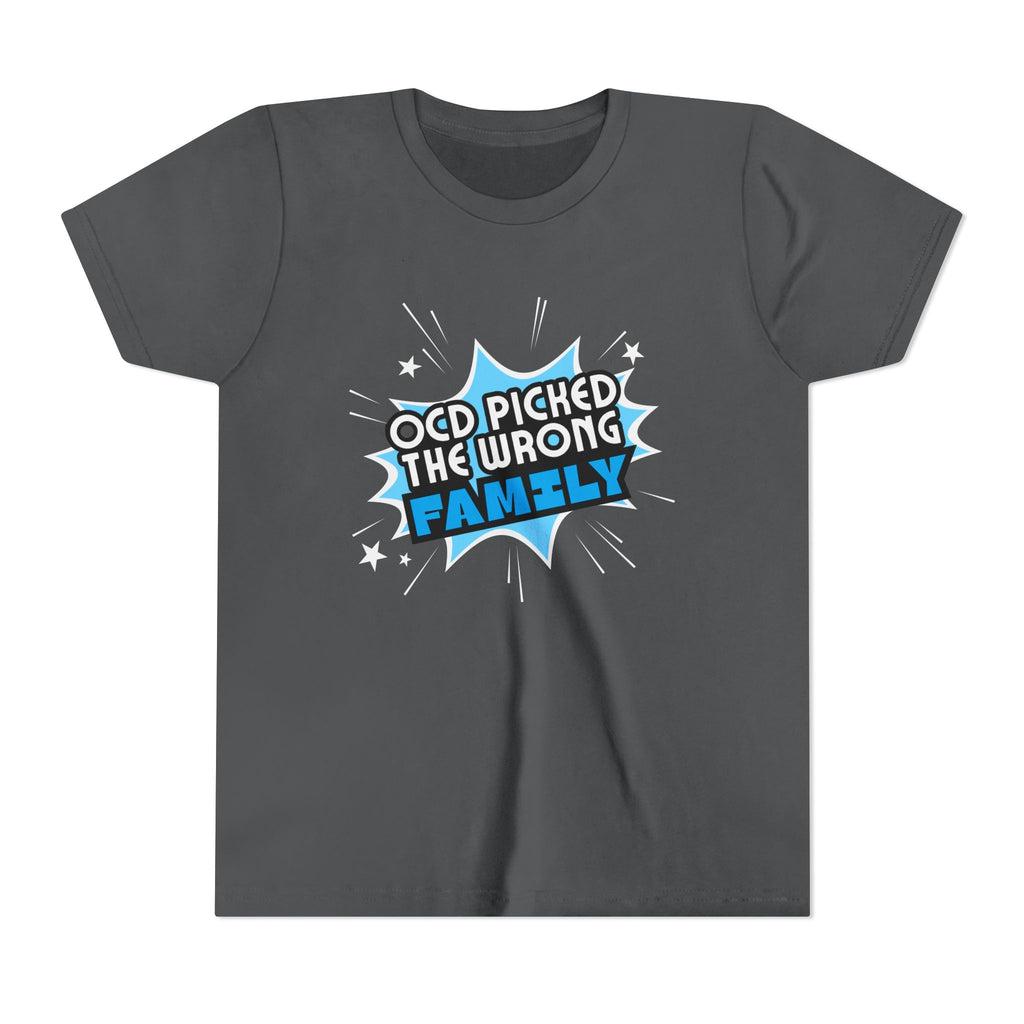 "OCD Picked the Wrong Family" - Youth Tee
