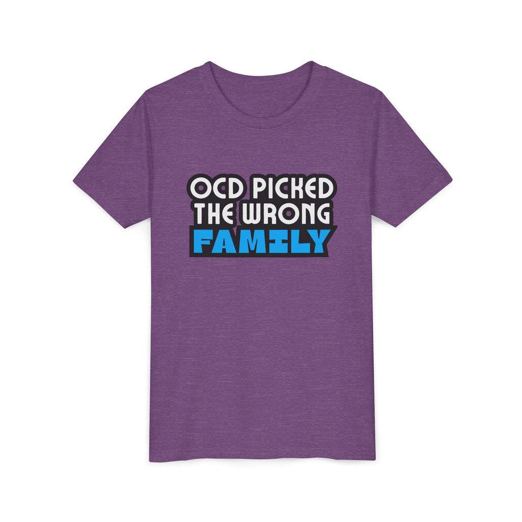 "OCD Picked the Wrong Family" - Youth Tee
