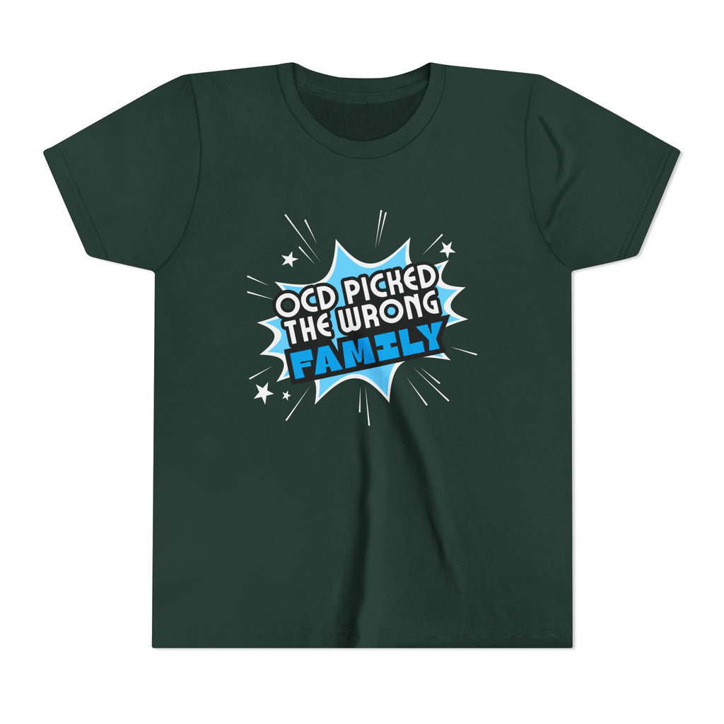 "OCD Picked the Wrong Family" - Youth Tee