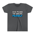 "OCD Picked the Wrong Family" - Youth Tee