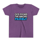"OCD Picked the Wrong Family" - Youth Tee
