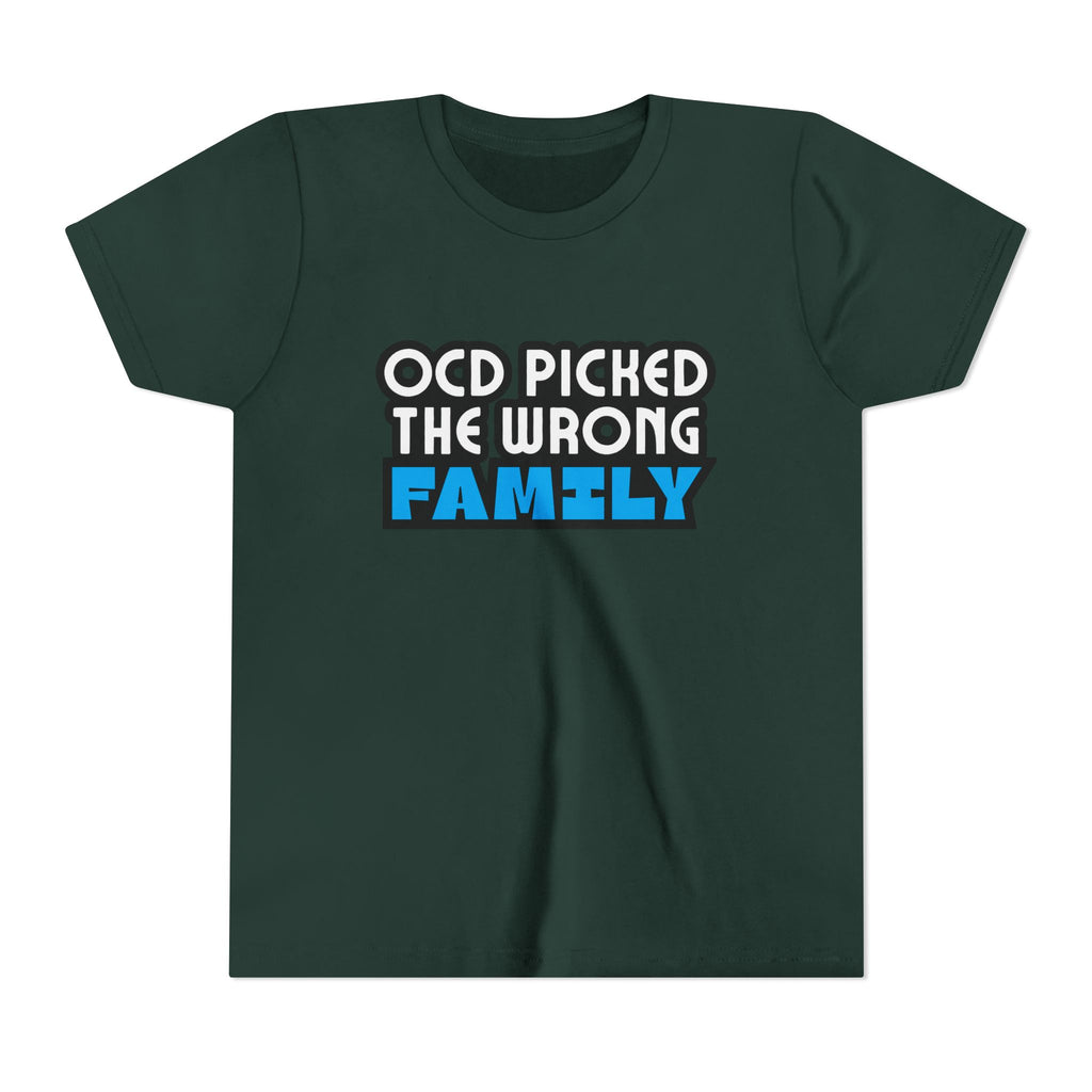 "OCD Picked the Wrong Family" - Youth Tee