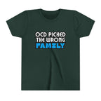 "OCD Picked the Wrong Family" - Youth Tee