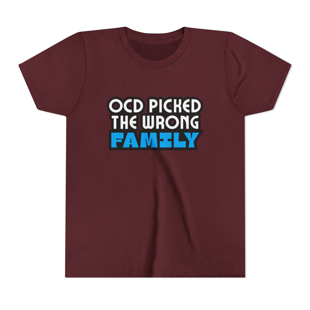 "OCD Picked the Wrong Family" - Youth Tee