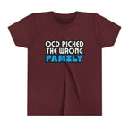 "OCD Picked the Wrong Family" - Youth Tee