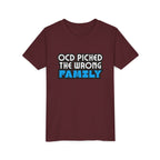 "OCD Picked the Wrong Family" - Youth Tee