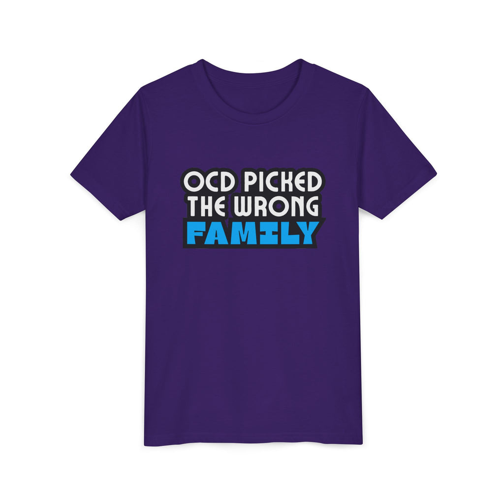 "OCD Picked the Wrong Family" - Youth Tee