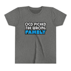 "OCD Picked the Wrong Family" - Youth Tee