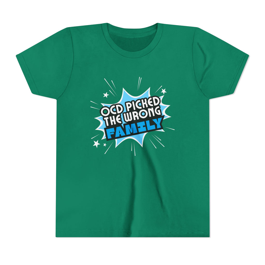 "OCD Picked the Wrong Family" - Youth Tee