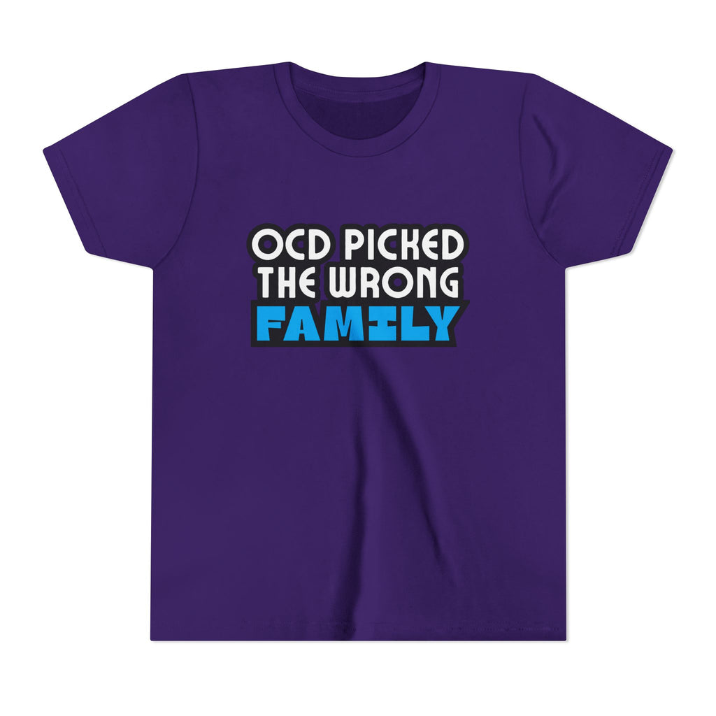 "OCD Picked the Wrong Family" - Youth Tee
