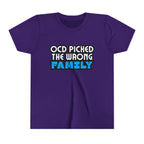"OCD Picked the Wrong Family" - Youth Tee