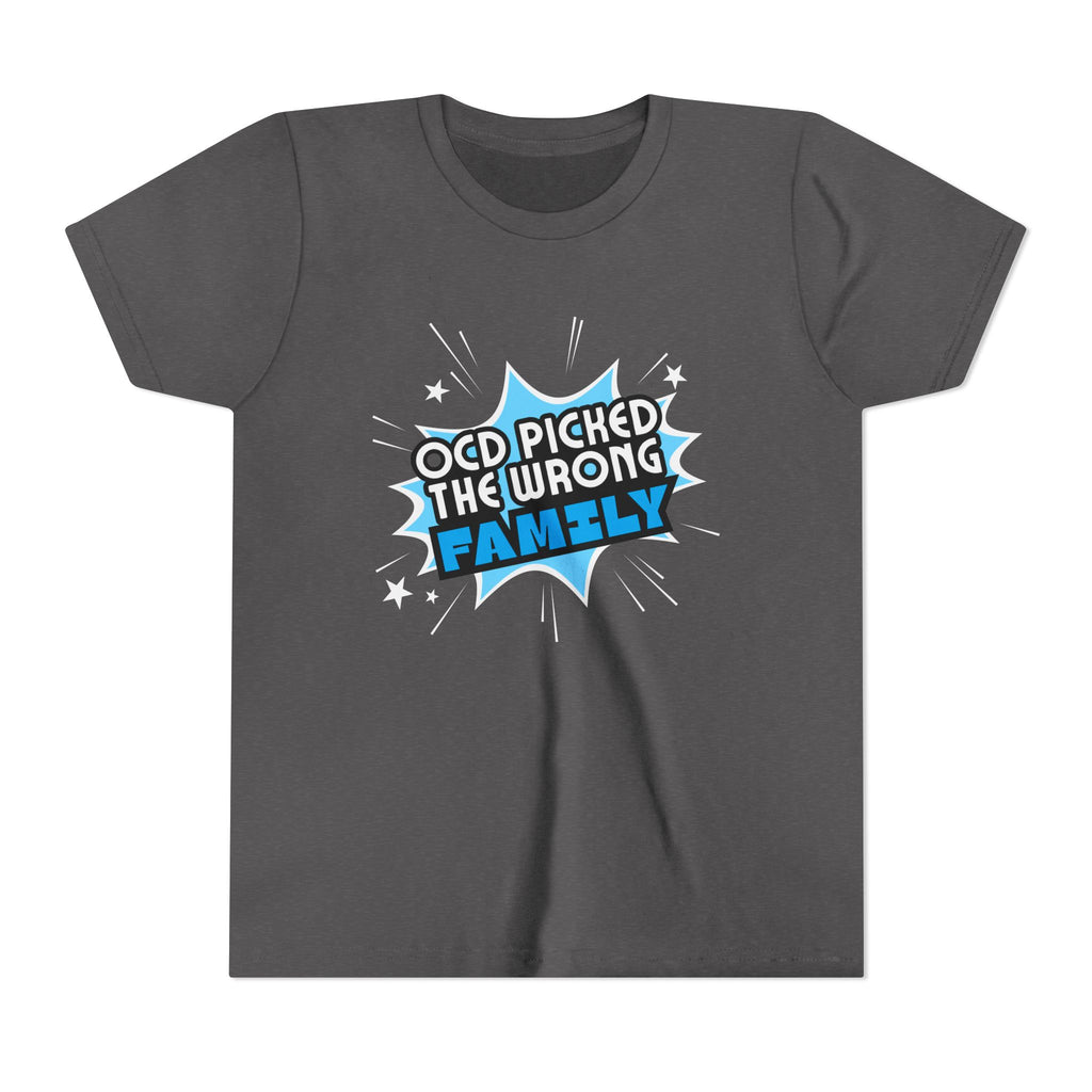 "OCD Picked the Wrong Family" - Youth Tee