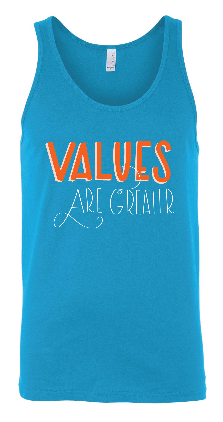 Values Are Greater Tank Top
